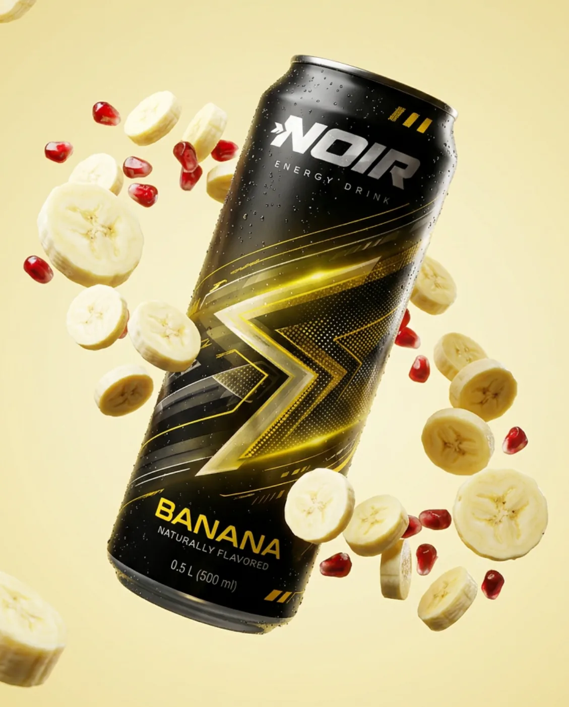 NOIR energy drink social campaign creative 1