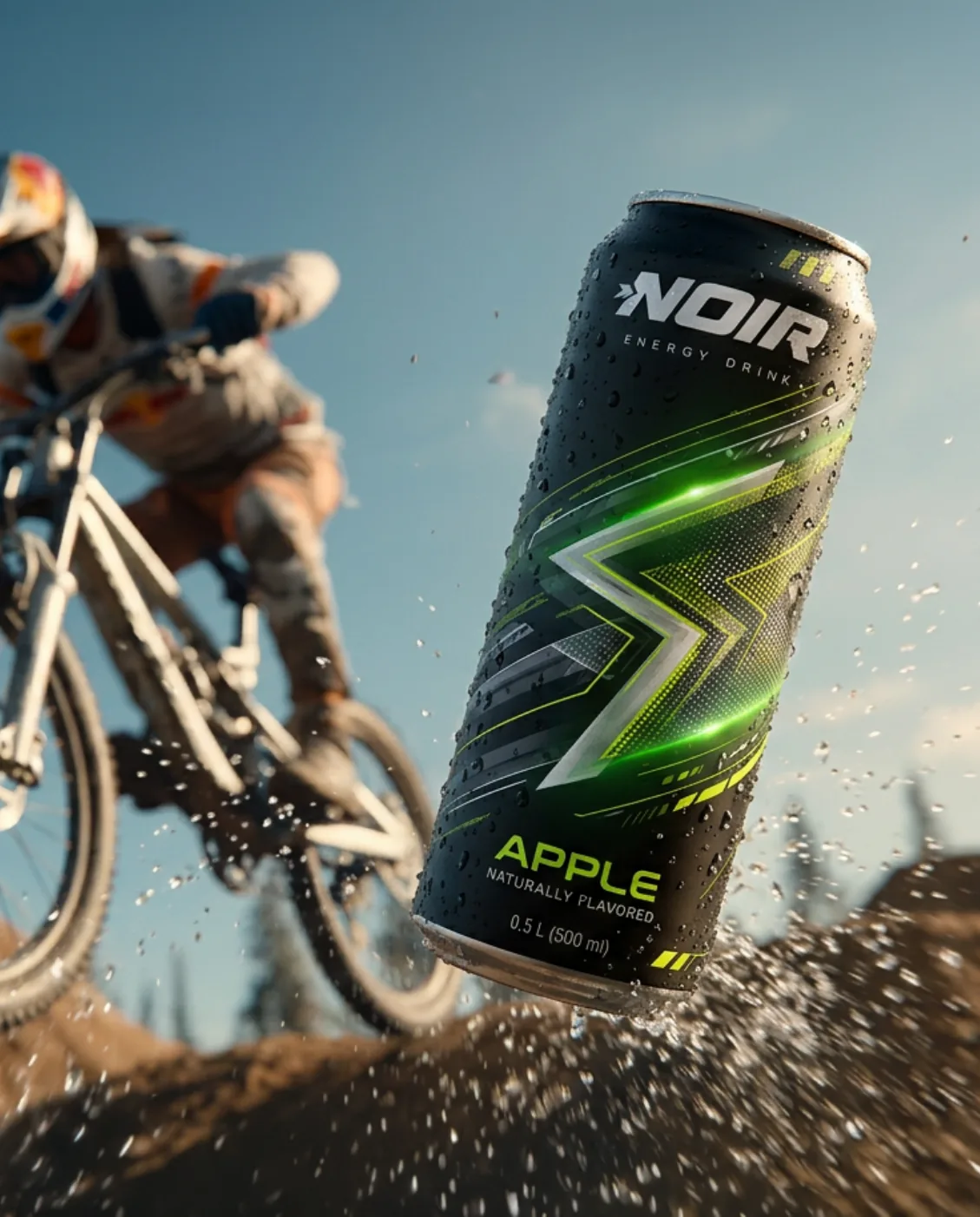 NOIR energy drink social campaign creative 2