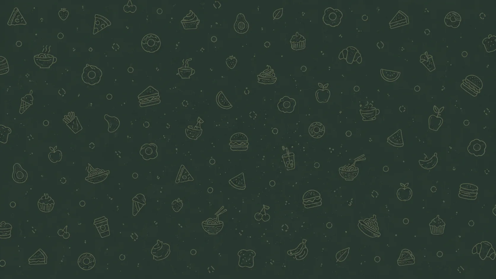 Food brand monthly content planning board